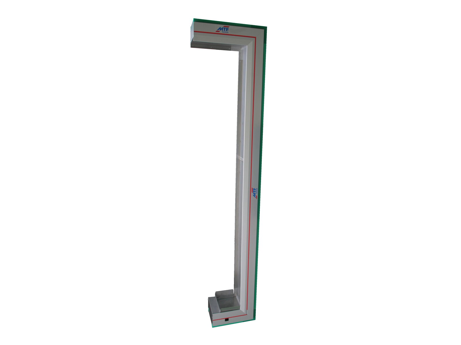 C-shaped magnetic conveyor belt for overhead transport