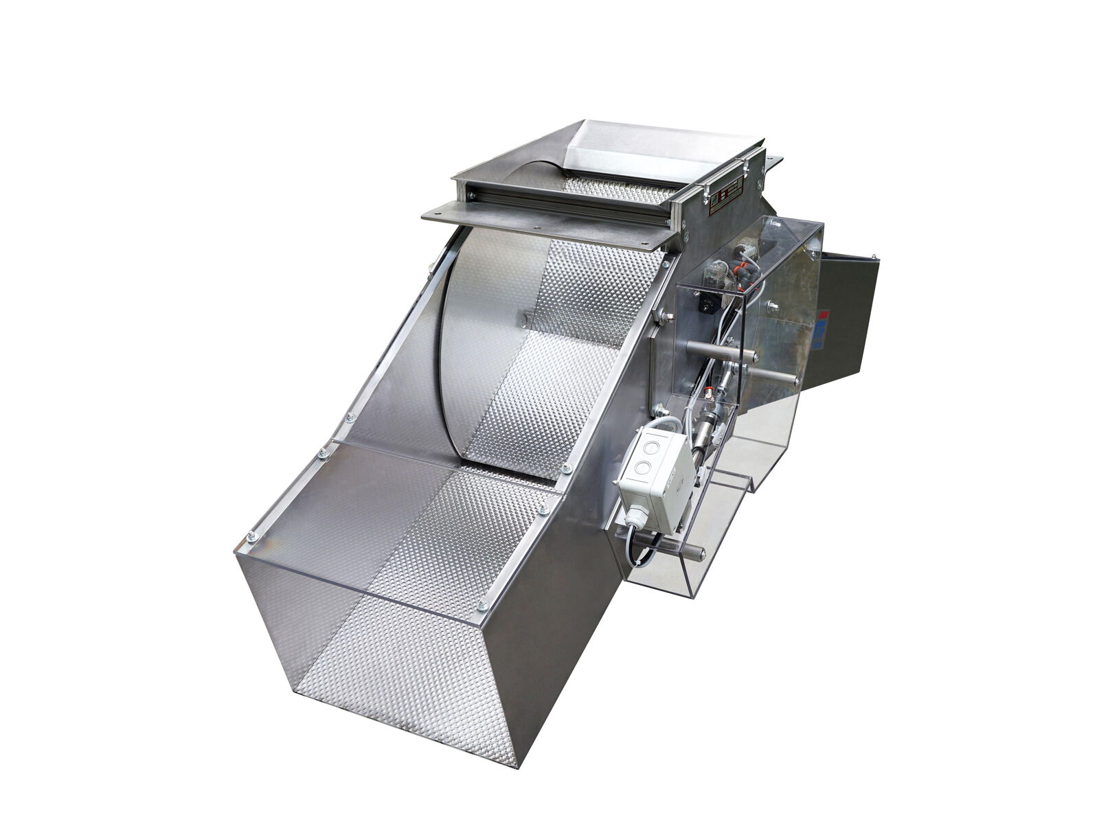 Pneumatic 2-way rotary shaft reject chute AW2 for die-cast parts