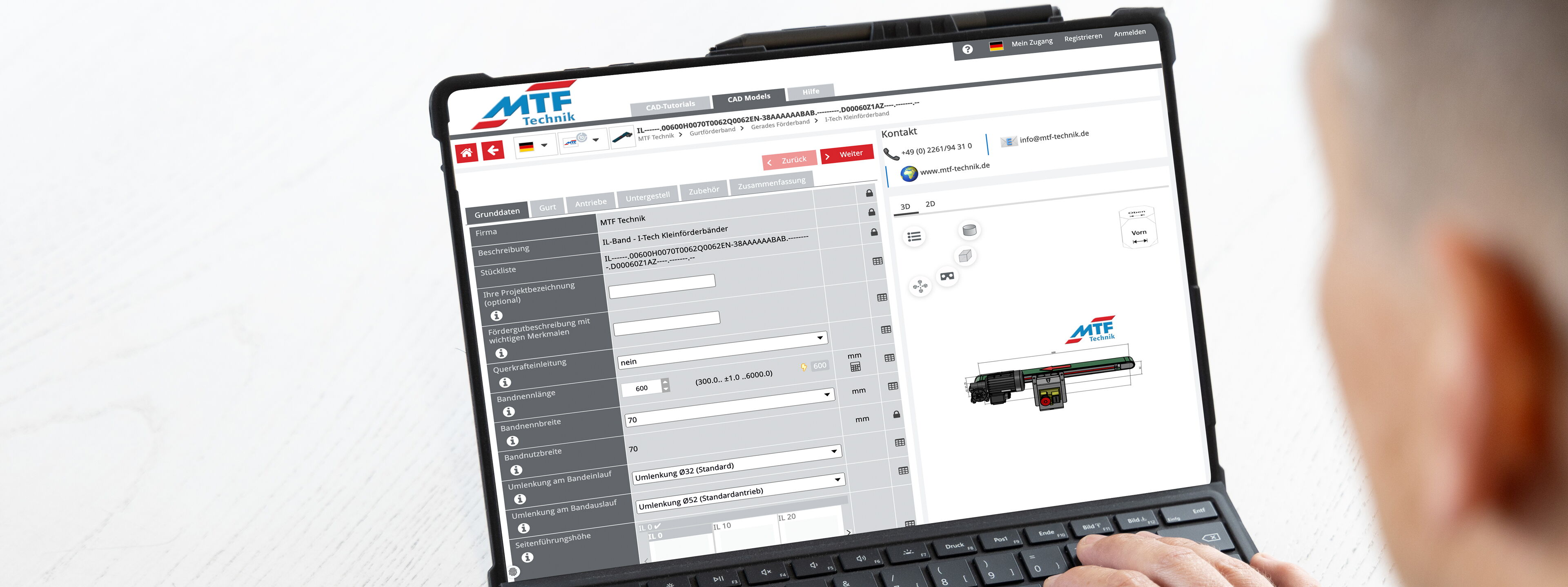 Startseite MTF Technik 
Hardy Schürfeld GmbH & Co. KG