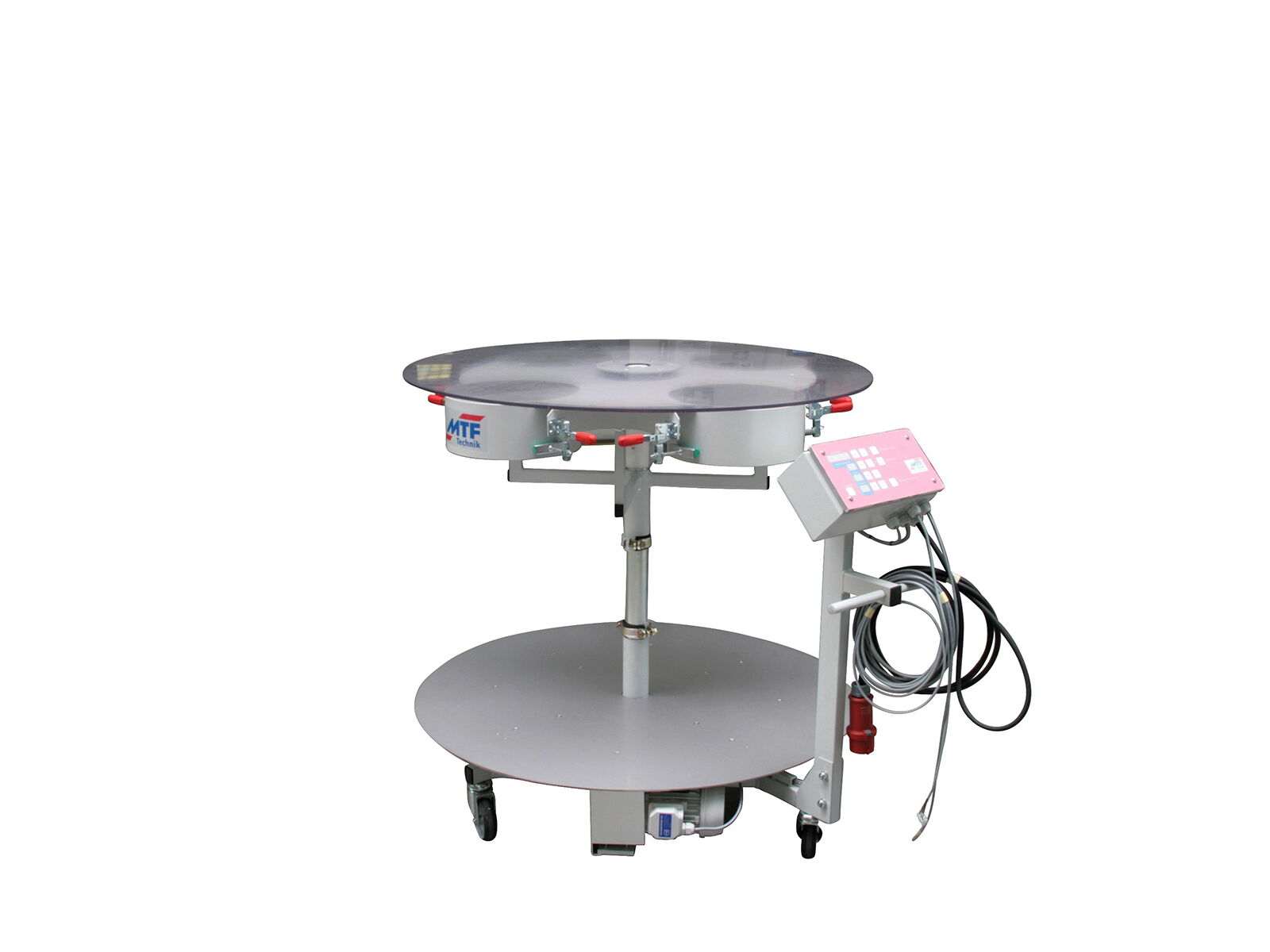 AUA 202 with bag clamp, control system, and mobile base frame