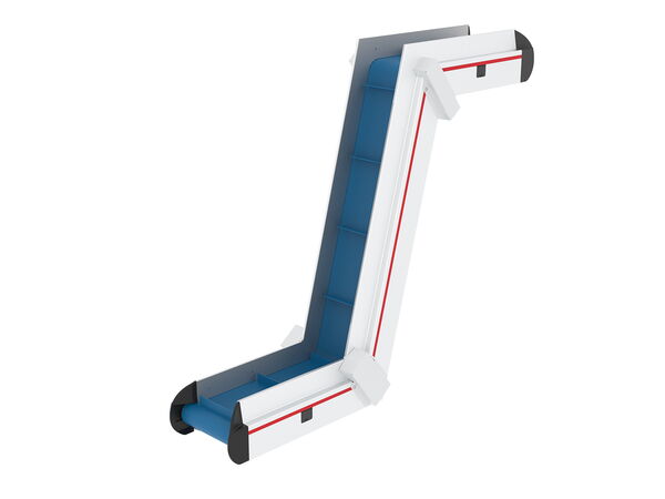 Angle conveyor ZLF 75°