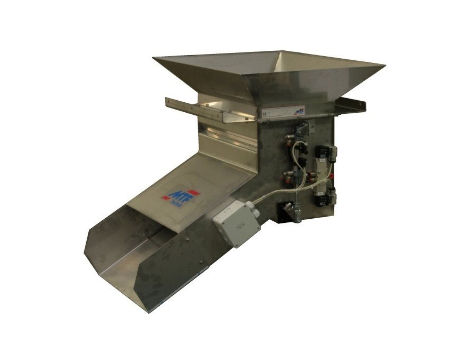 Pneumatic 2-way changeover flap reject chute