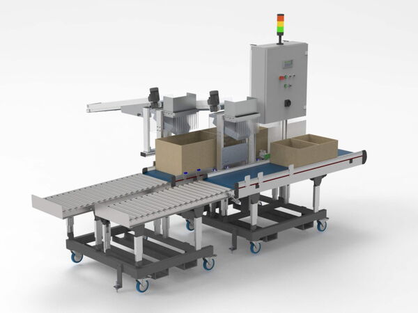 Conveyor belt with linear buffer
