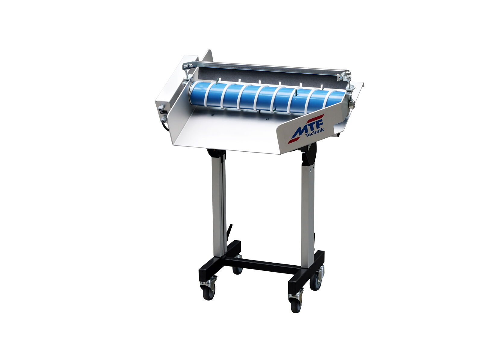 MSL 600 screw separator, left-hand discharge, with mobile base frame