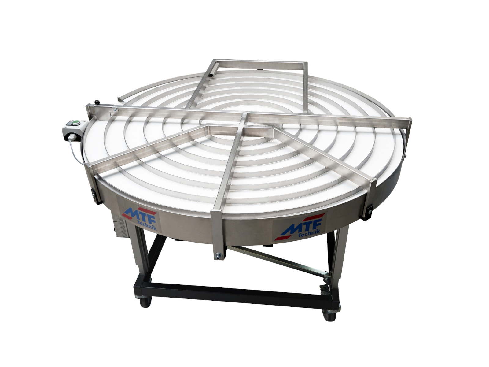 Drehspeichertisch mit Spirale