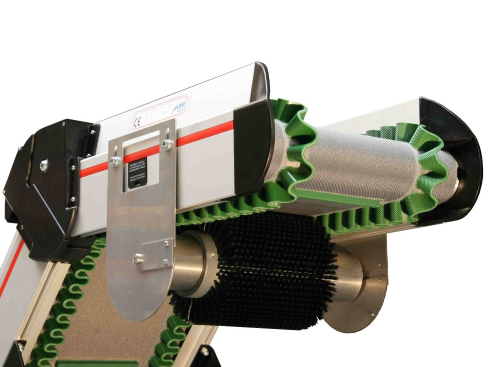 Scraper brushes for conveyor belts