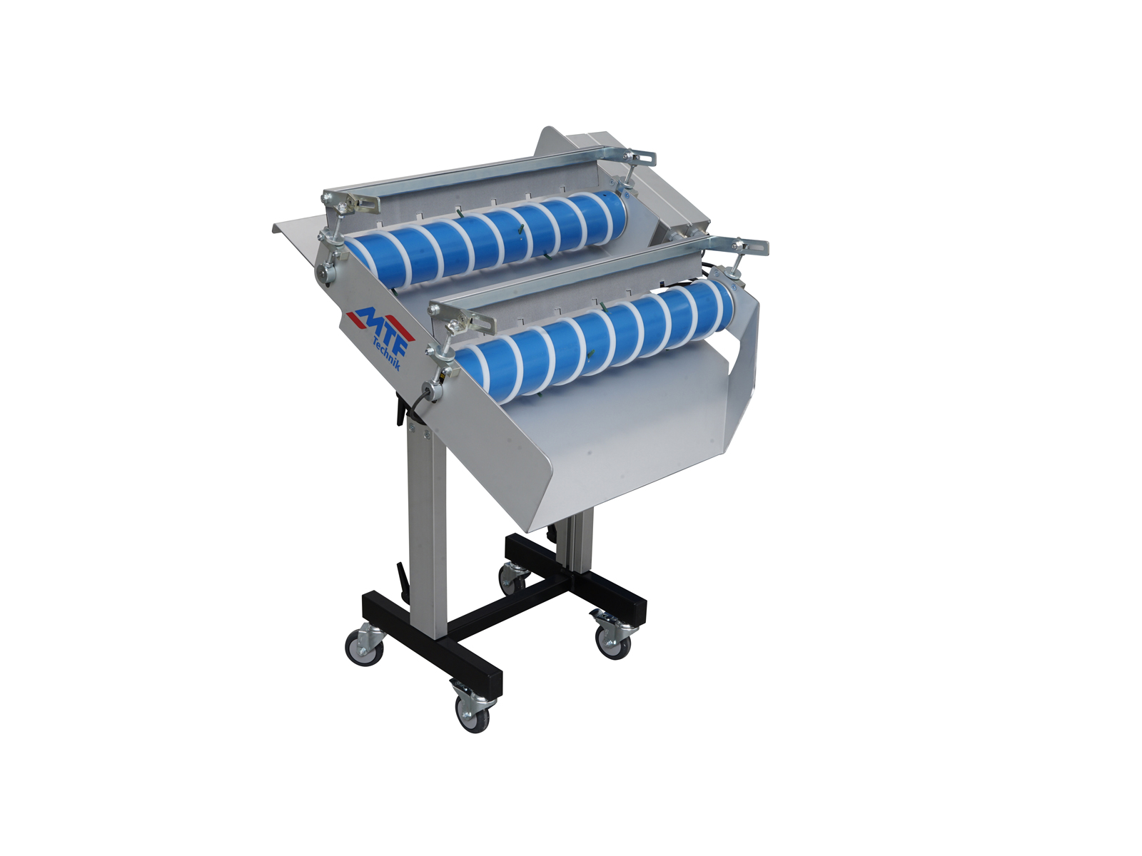 Double screw separator MSL 600, left discharge, and MSR 600, right discharge with mobile frame