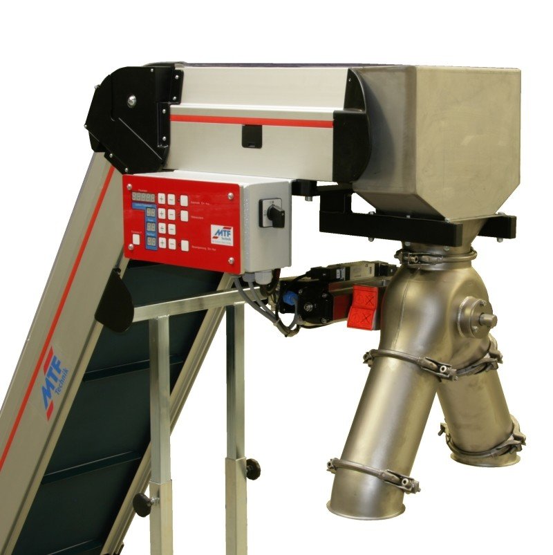 MTF Technik - Pneumatische Edelstahl-Rohrweiche