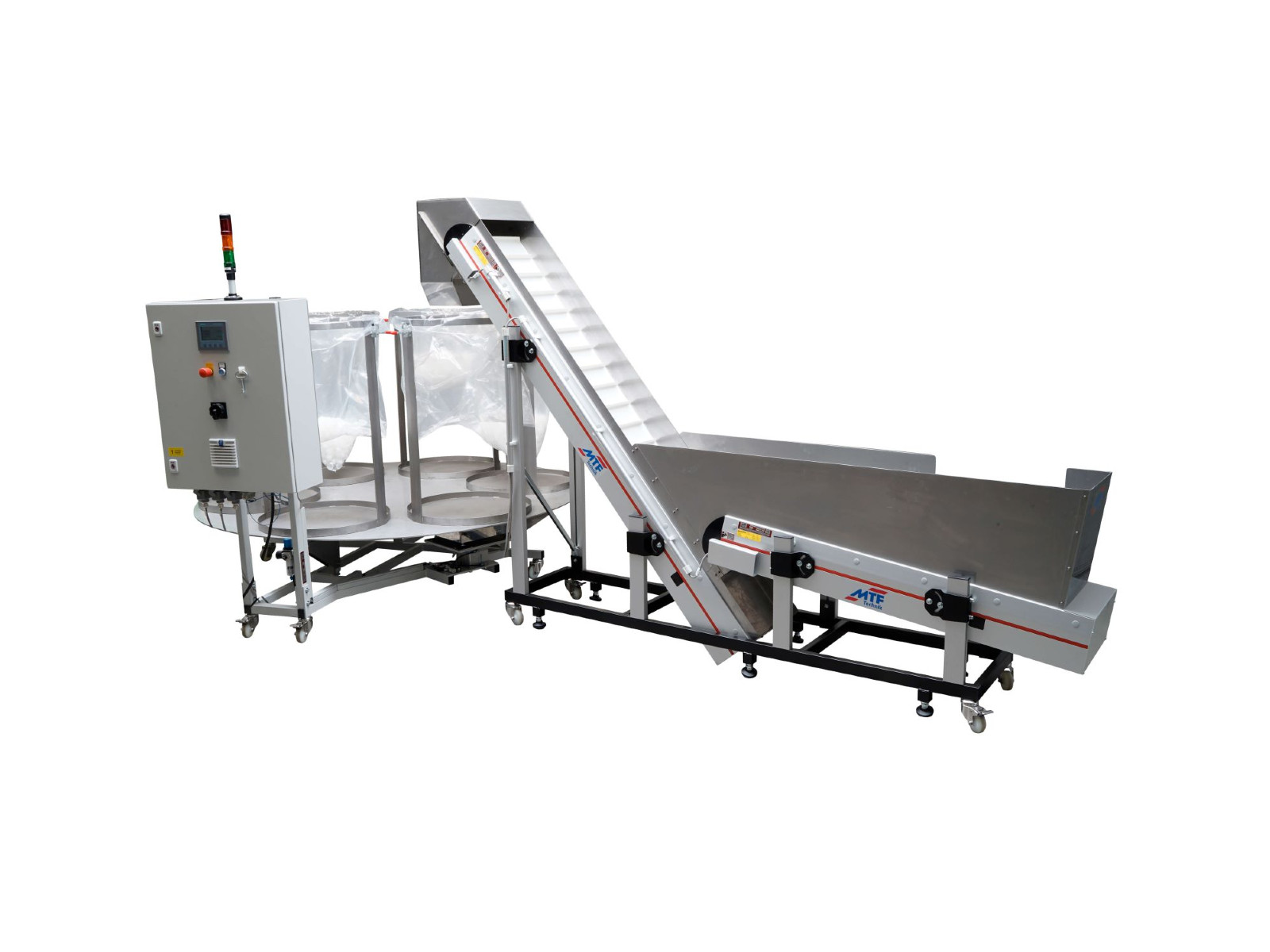 MTF Technik - Pickup station with integrated weighing bridge