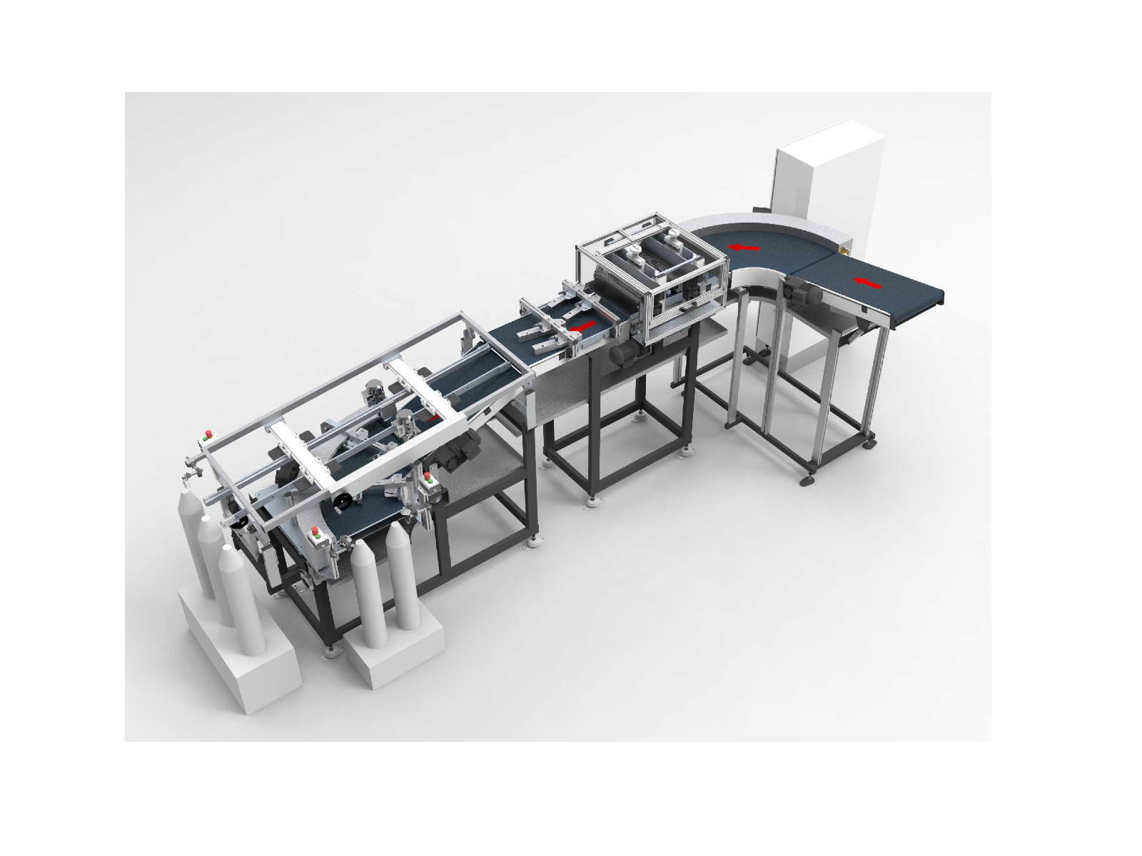 MTF Technik - Conveyor System for Steel Discs
