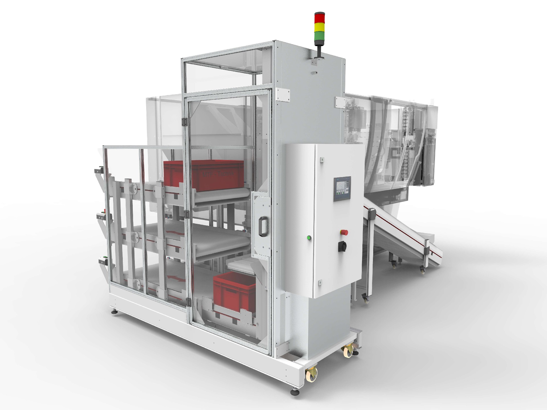 MTF Technik - Lift-Pufferanlage im Reinraum