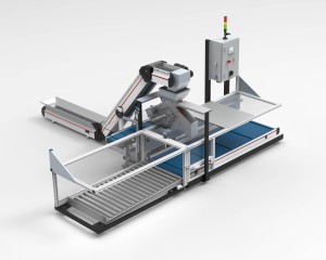 MTF Technik - Linear buffer with roller conveyor incl. QA sampling