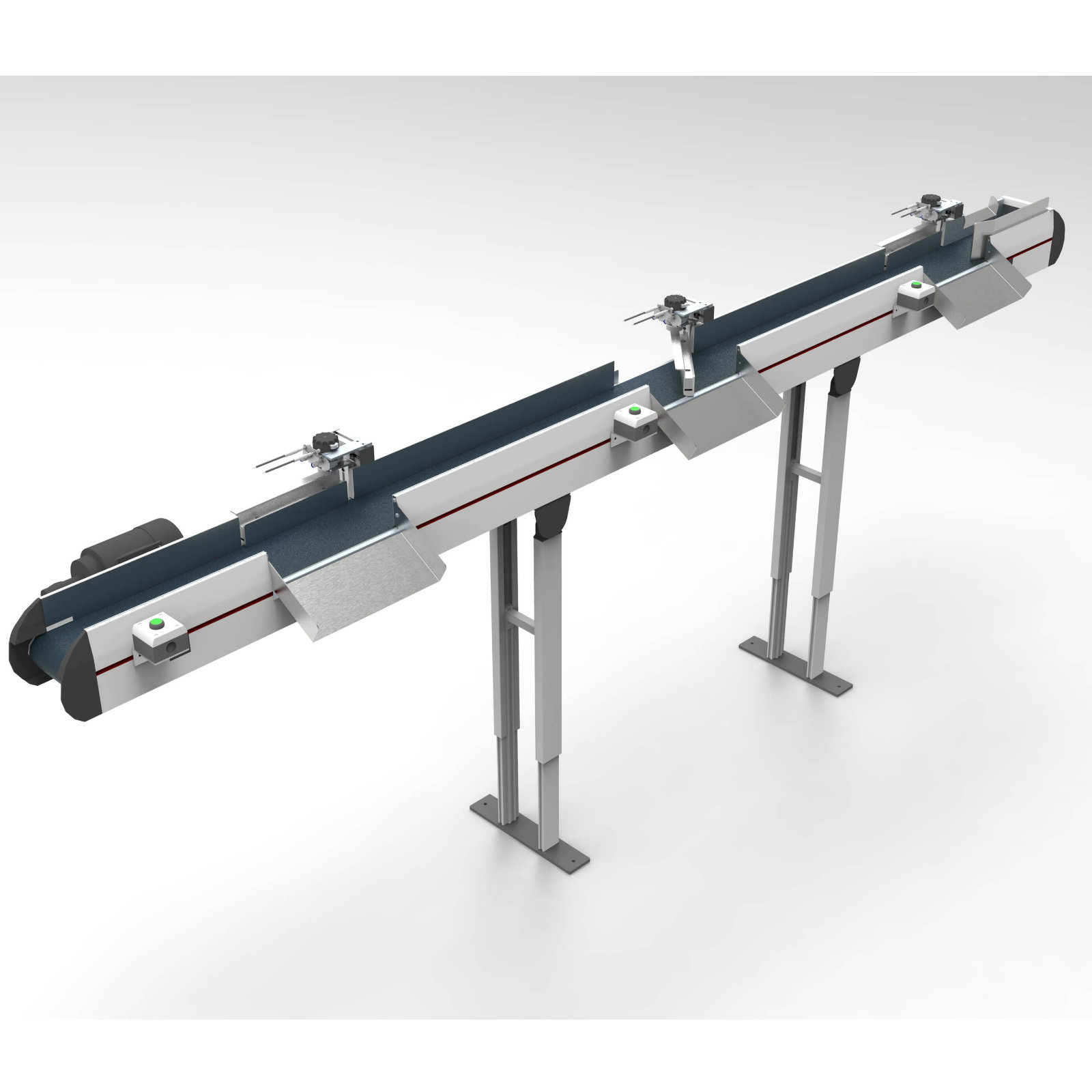 MTF Technik - Verteilförderband für Stanzteile