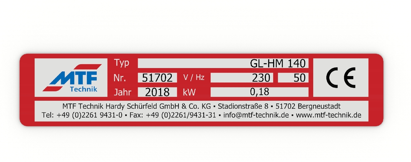 MTF Technik - Operating Instructions for Automation